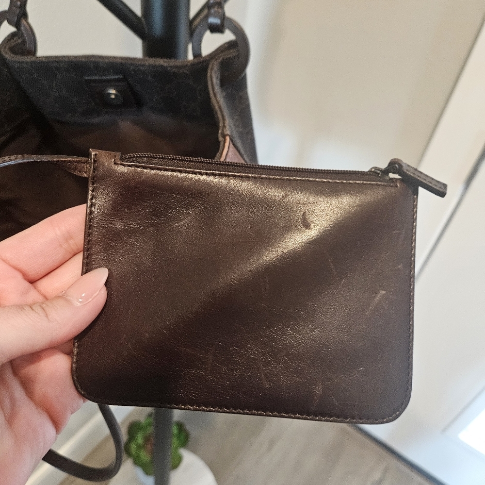 Gucci | GG Canvas Tote Brown and Leather - Picture 8 of 14